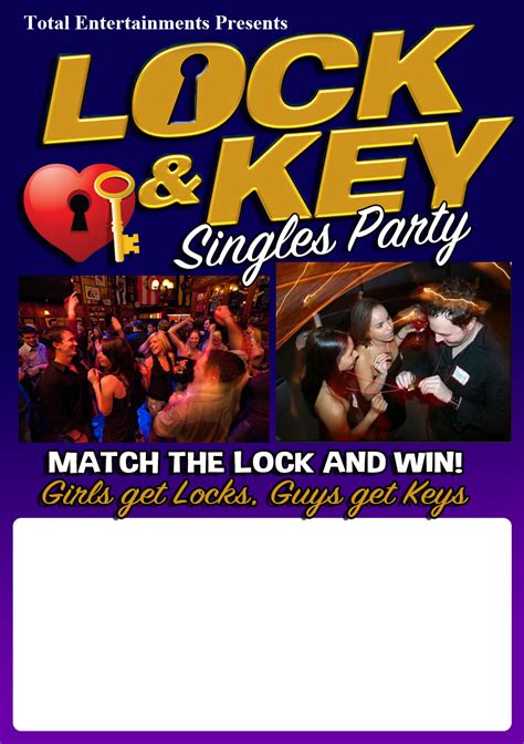 lock and key dating event